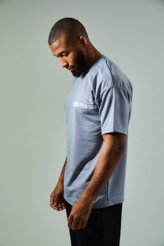 T-SHIRT SUPER PRODIGE BRODÉ - Gris