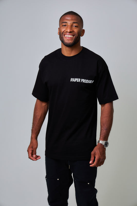 T-SHIRT SP MANGA - Noir