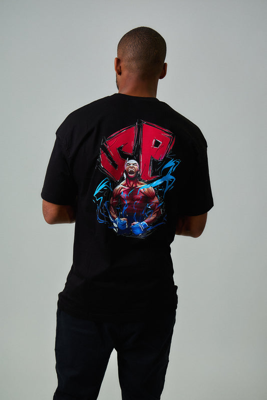 T-SHIRT SP ENERGIE ROUGE - Noir