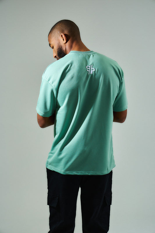 T-SHIRT SUPER PRODIGE BRODÉ - Vert menthe