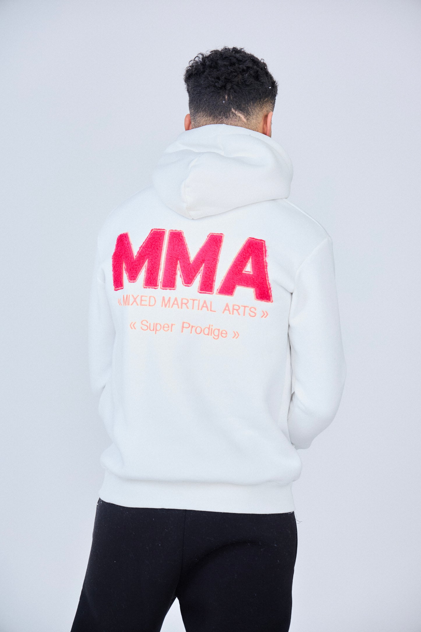 SWEAT SUPER PRODIGE FLEECE MMA - Blanc