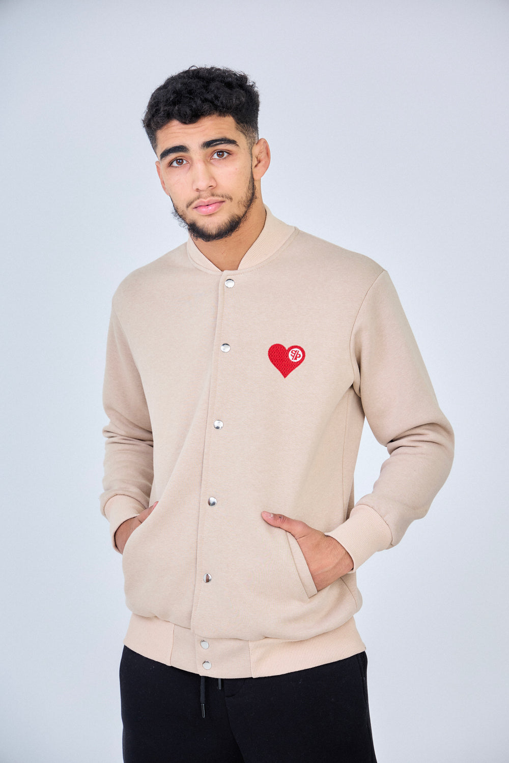 Bombers Heart SUPER PRODIGE Brodé - Beige