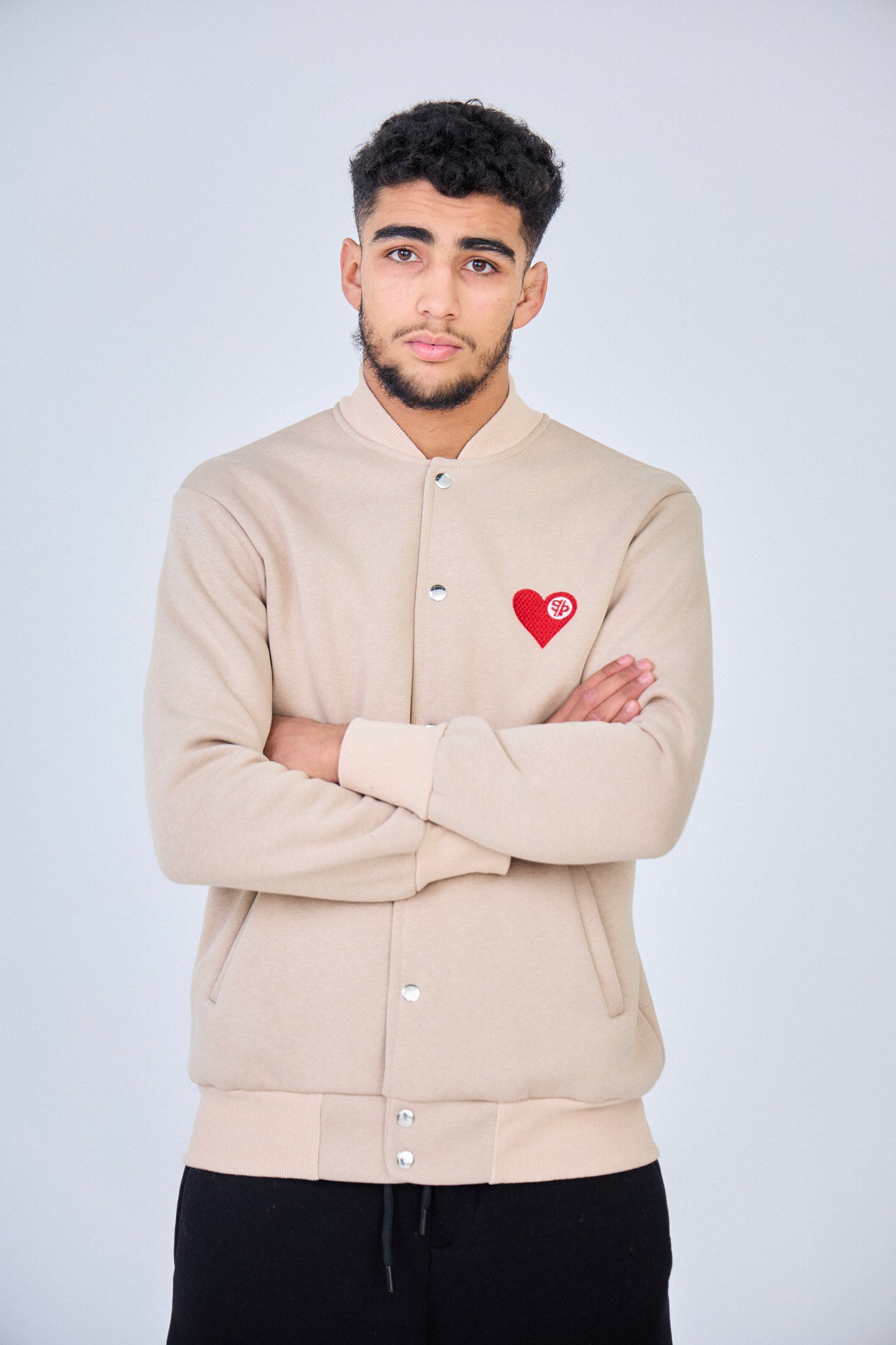 Bombers Heart SUPER PRODIGE Brodé - Beige