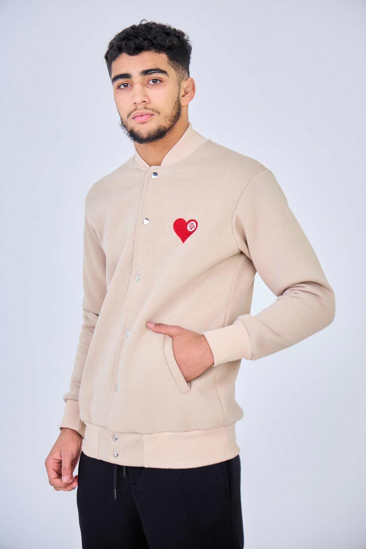 Bombers Heart SUPER PRODIGE Brodé - Beige