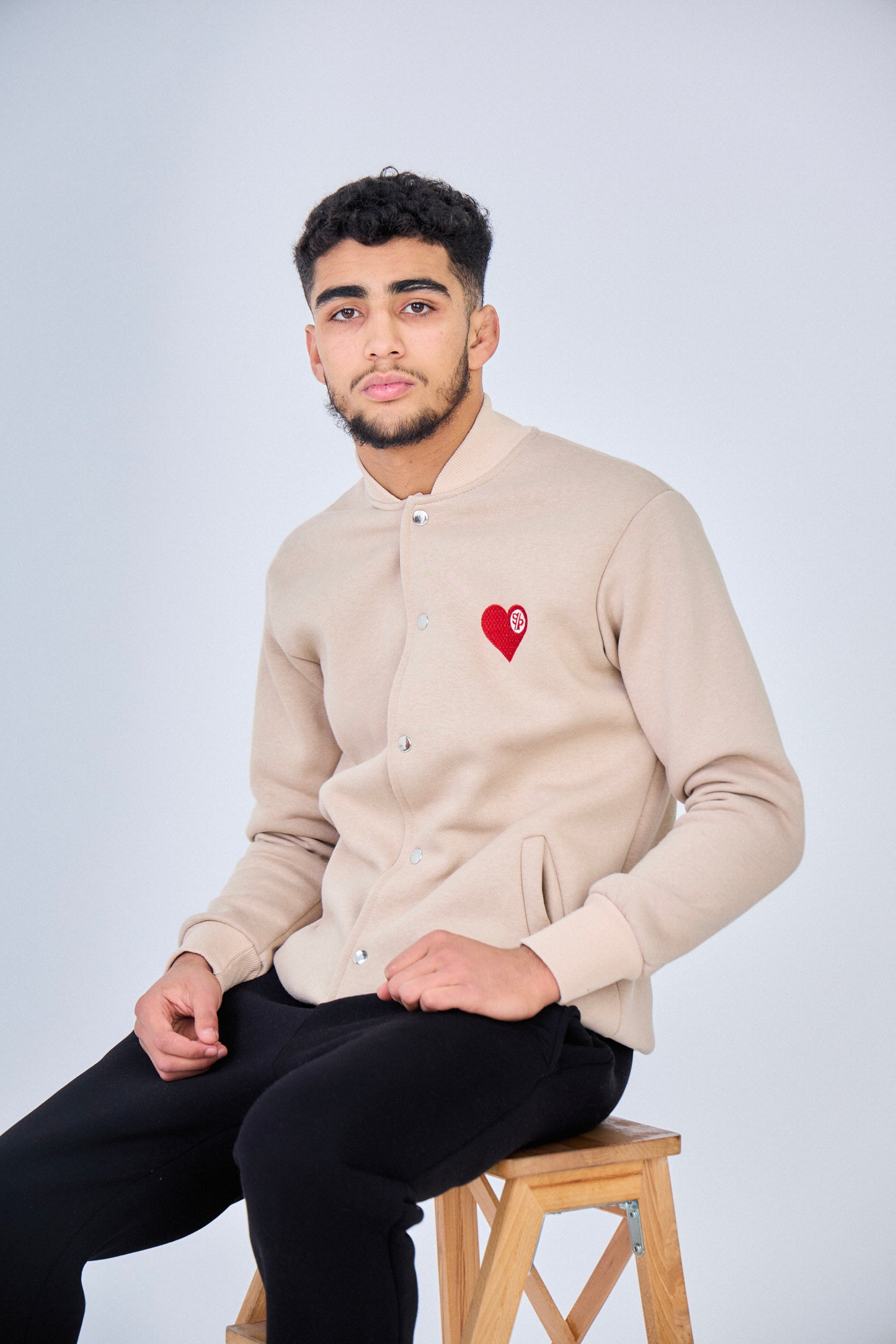 Bombers Heart SUPER PRODIGE Brodé - Beige